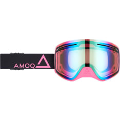 AMOQ Vision Vent+ Magnetic Goggles Black-Pink - Gold Mirror