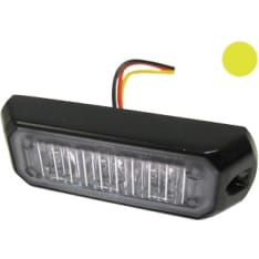 Axixtech 86x27x16mm 12-24V MS3 yellow LED level indicator