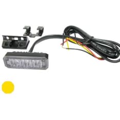 Axixtech 64x22x24mm 12-24V MS3 yellow LED level indicator