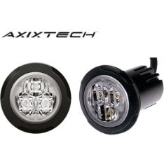 Axixtech 36mm 12-24V UR03 yellow LED level indicator