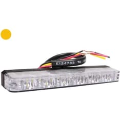 Axixtech 129x16x27mm 12-24V es6 yellow LED flasher