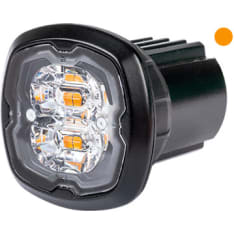 Axixtech 36.5x36.5x39mm 12-24V UR03 yellow LED level indicator
