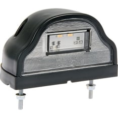 Autoline 12/24V 99x57x54mm musta LED rekisterivalo