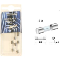 Autoline 5x20mm 2A 5kpl lasisulake