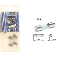 Autoline 5x20mm 5A 5kpl lasisulake