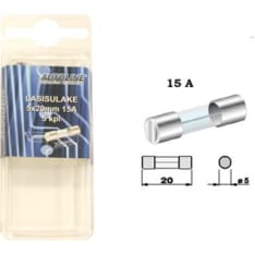 Autoline 5x20mm 15A 5pcs