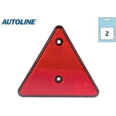 Autoline 152x138mm punainen heijastinpari kolmio