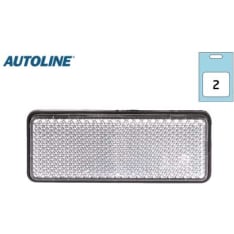 Autoline 96x38mm 2kpl valkoinen heijastin liimalla