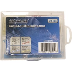 Autoline 70-osainen kutisteliitinlajitelma