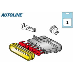Autoline Superseal 6-piece female junction box set