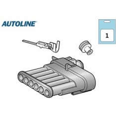Autoline Superseal 6-piece male junction box set