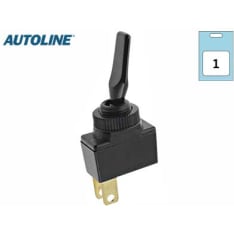Autoline 12V On-Off plastic lever switch