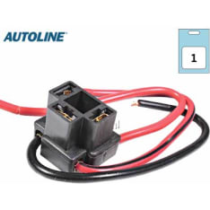 Autoline H4 lampunkanta johdot sivulle