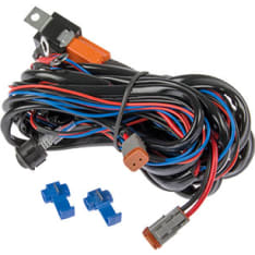 The Lights Deutsch DT-2 relay wiring harness for two additional lights with breaker