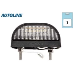 Autoline 12/24V 5x LED rekisterikilvenvalo