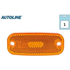 Autoline 12/24V 111x45mm keltainen LED äärivalo