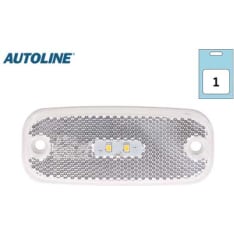 Autoline 12/24V 111x45mm kirkas LED äärivalo