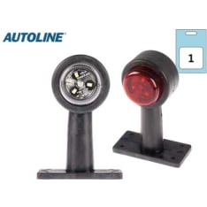 Autoline 12/24V suora kumivarsi LED äärivalo