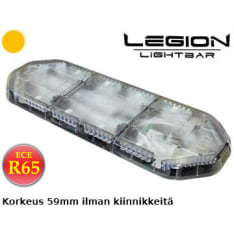 Axixtech Legion 914x331x59mm 12-24V keltainen LED-majakkapaneeli