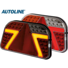 Autoline 12/24V 240x140x31mm oikea LED takavalo
