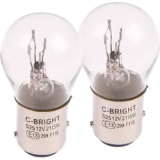 C-Bright P21/5W BAY15D 12V 2kpl polttimo