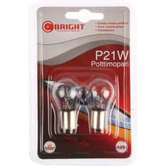 C-Bright P21W BA15S 12V 21W 2kpl polttimo