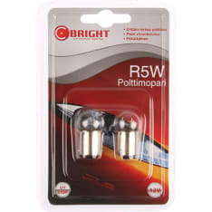 C-Bright R5W BA15S 12V 5W 2kpl polttimo