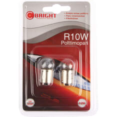 C-Bright R10W BA15S 12V 10W 2kpl polttimo