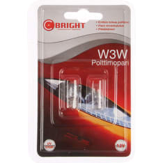 C-Bright W3W T10 12V 3W 2kpl polttimo
