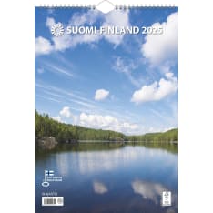 Ajasto Suomi A3 2025 seinäkalenteri