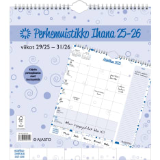 Ajasto Ihana 2025-2026 perhemuistikko