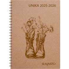 Ajasto Unika eko 2025-2026 lukuvuosikalenteri