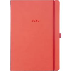 Ajasto Color A5 red 2026 calendar