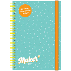 Ajasto Maker+ turquoise 2026 calendar