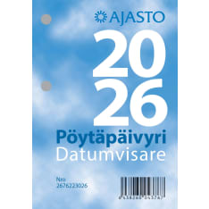 Ajasto 2026 table diary