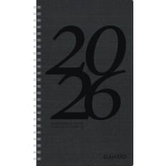 Ajasto Weekly 14 Eco black 2026 calendar
