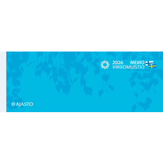 Ajasto Memo blue 2026 weekly memo