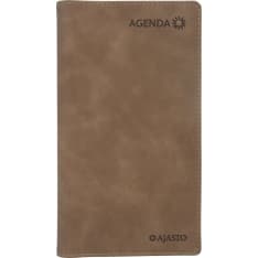 Ajasto Agenda horizontal brown 2026 calendar