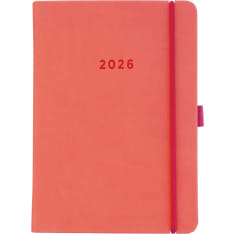 Ajasto Color A6 punainen 2026 kalenteri