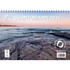 Ajasto Nature Map 2026 wall calendar