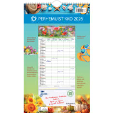 Ajasto Family calendar 2026 wall calendar