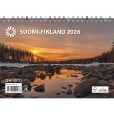 Ajasto Finland A5 2026 wall calendar
