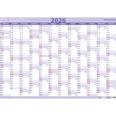 Ajasto 2026 wallchart