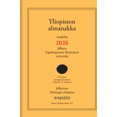 Ajasto A6 yliopiston almanakka 2026 kalenteri