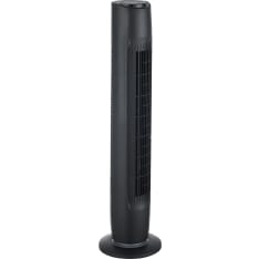 Opal 45W musta tornituuletin kaukosäädöllä