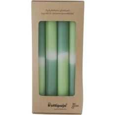Puttipaja Dip Dye 4 kpl kruunukynttilä