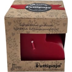 Puttipaja Sydänkynttilä lahjarasiassa