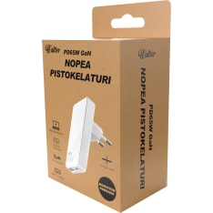 Waltter Eco ohut PD65W GaN seinälaturi