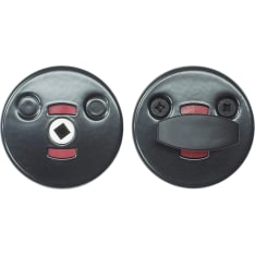 Abloy LH001 teräs musta wc-vääntönuppi