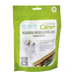 CanineCare Kasvis-merileväluu S 24 kpl 240 g koiran purutikku